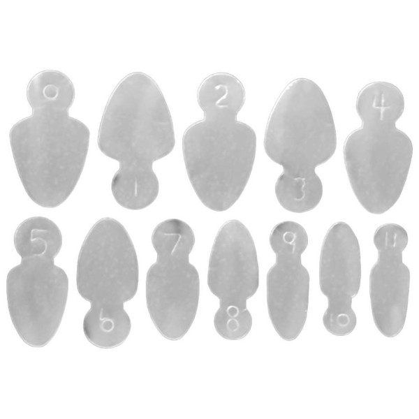 Tips Soft Silicone pad Short Oval Beautynails