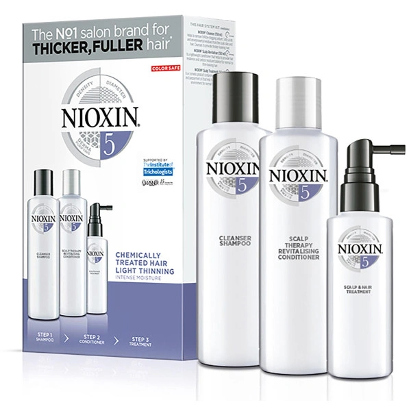 nioxin Pflegeset No. 5 Normale schütteres Haar, natürliche oder sensibilsés