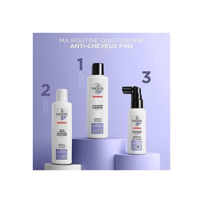 Kit para el cuidado Nioxin Nº 5 adelgazamiento del cabello normal, natural o sensibilsés