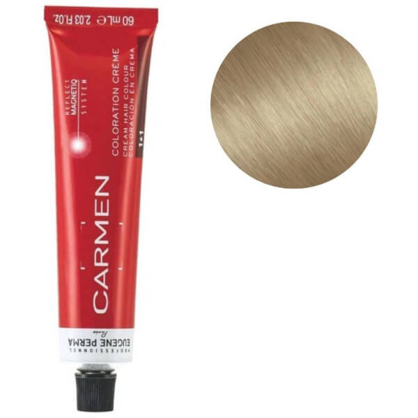 Tube Carmen 60 ML 9.13 blond très clair cendré doré
Buis Carmen 60 ML 9.13 zeer licht asblond met gouden ondertoon Tube Carmen 60 ML 9.13 blond très clair cendré doré
Buis Carmen 60 ML 9.13 zeer licht asblond met gouden ondertoon