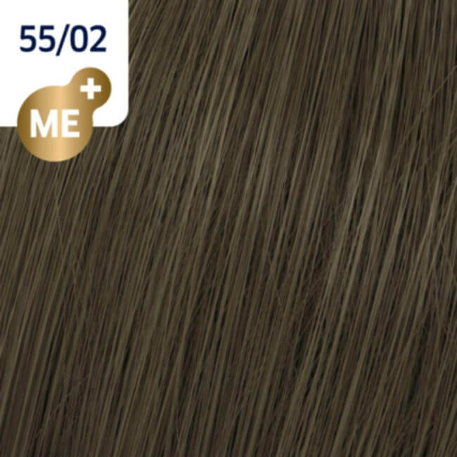 Coloração Koleston Perfect ME+ 55/02 Castanho claro intenso Natural Wella 60ML.