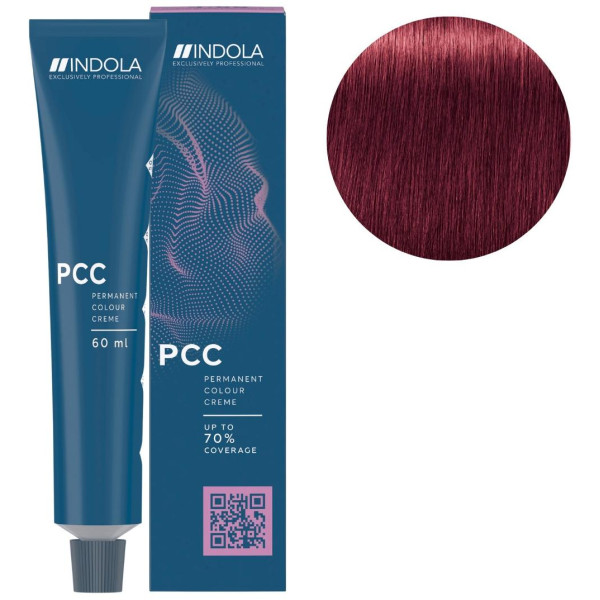 Coloration PCC Fashion 7.76 blond moyen rouge violet Indola 60ML