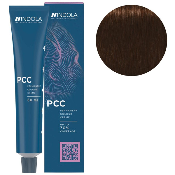 Coloration PCC Fashion 5.8 châtain clair chocolat Indola 60ML