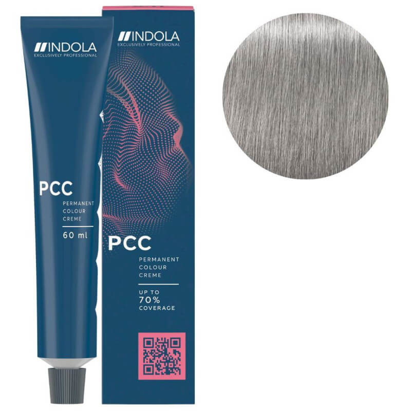 Coloração PCC Cool & Neutral 9.11 loiro muito claro cinza intenso Indola 60ML