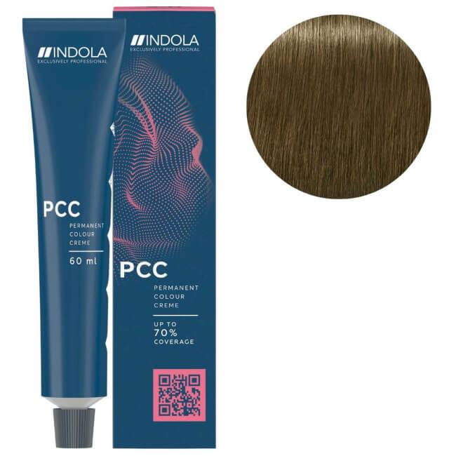 Coloração PCC Cool & Neutral 8.18 loiro claro cinza chocolate Indola 60ML