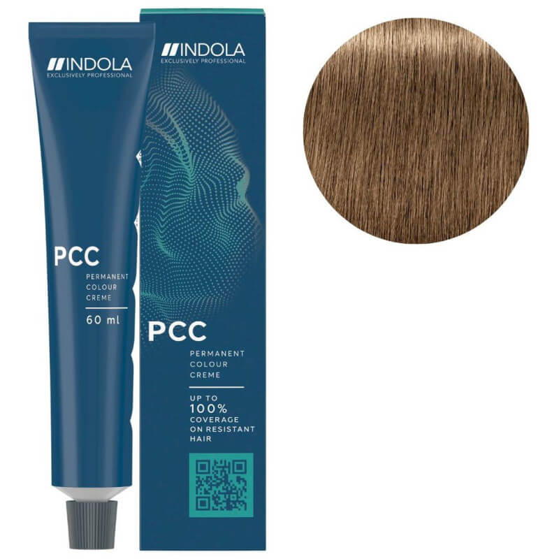 Coloração PCC Cobertura Intensa 8.0+ loiro claro natural intenso Indola 60ML