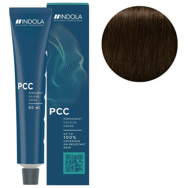 Coloração PCC Cobertura Intensa 5.0+ castanho claro natural Indola 60ML