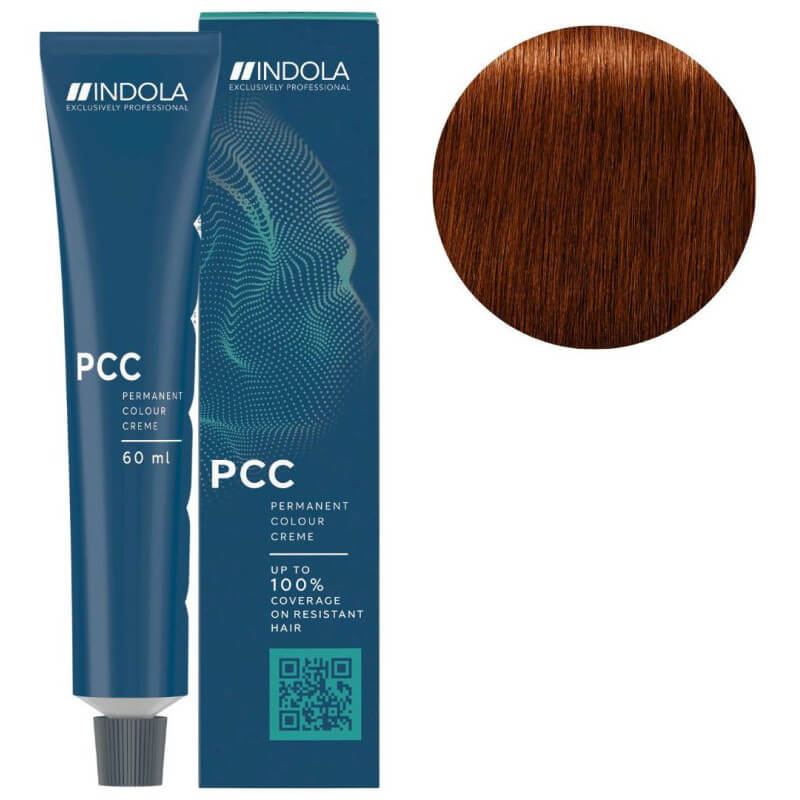 Coloração PCC Cobertura Intensa 5.6+ castanho claro vermelho natural Indola 60ML