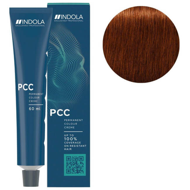 Coloração PCC Cobertura Intensa 5.6+ castanho claro vermelho natural Indola 60ML
