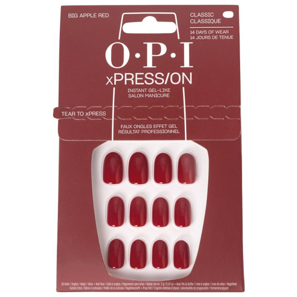 Faux-ongles xPRESS/ON Big Apple Red OPI