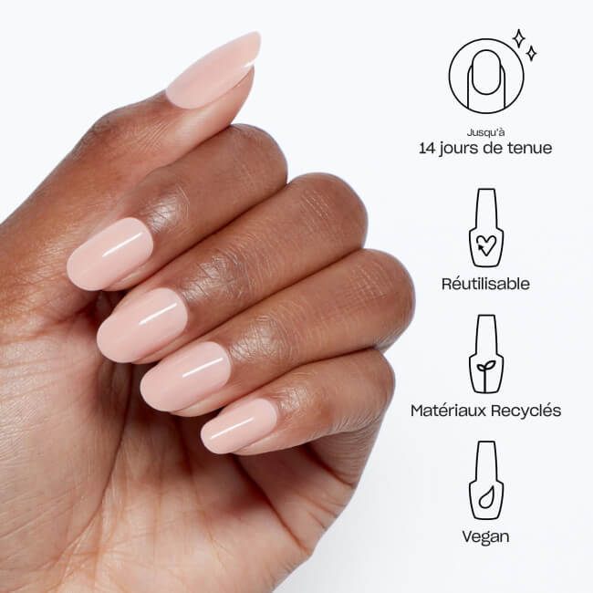 Unhas postiças xPRESS/ON Bubble Bath OPI