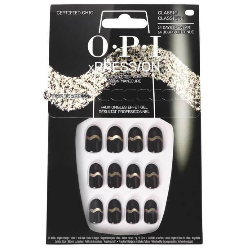 Unhas postiças xPRESS/ON Certified Chic OPI