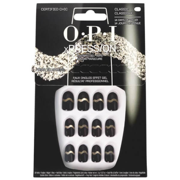 Unhas postiças xPRESS/ON Certified Chic OPI