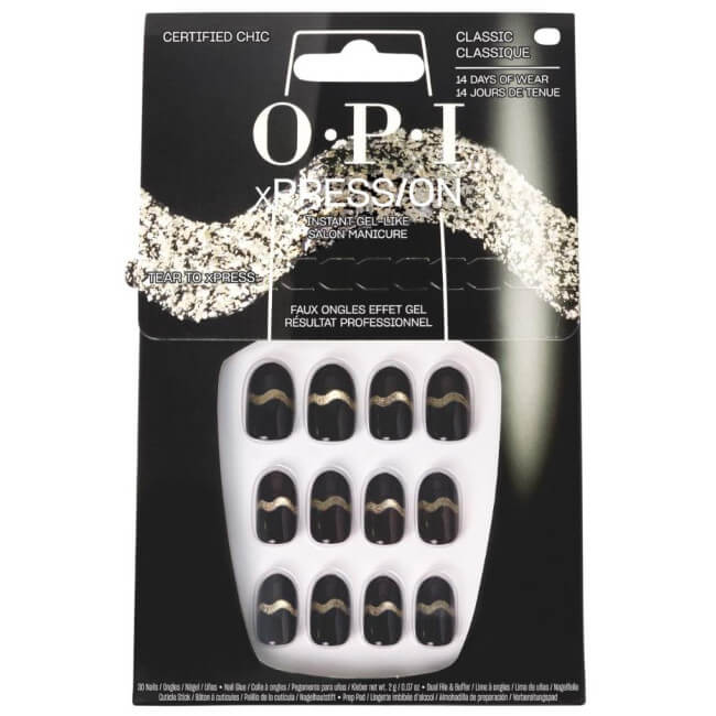 Unhas postiças xPRESS/ON Certified Chic OPI