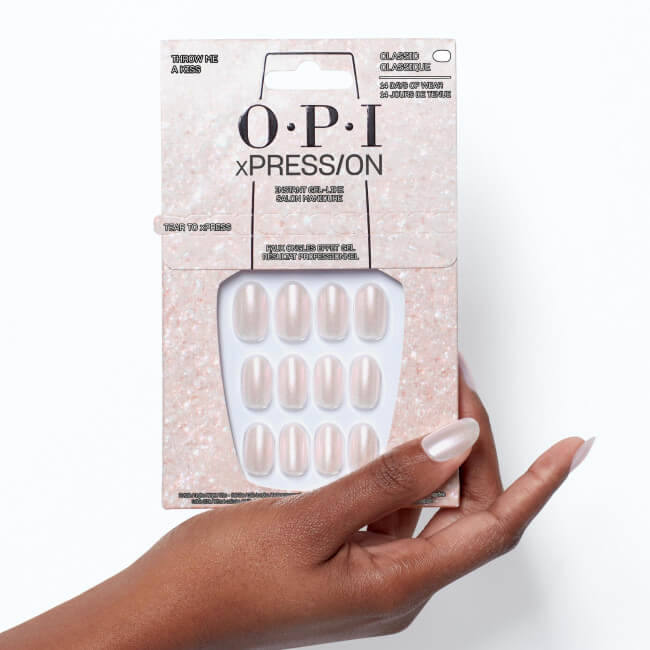 Unhas postiças xPRESS/ON Throw Me a Kiss OPI