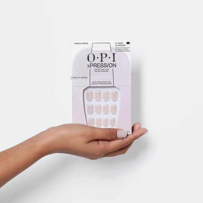 Unhas postiças xPRESS/ON French Press OPI