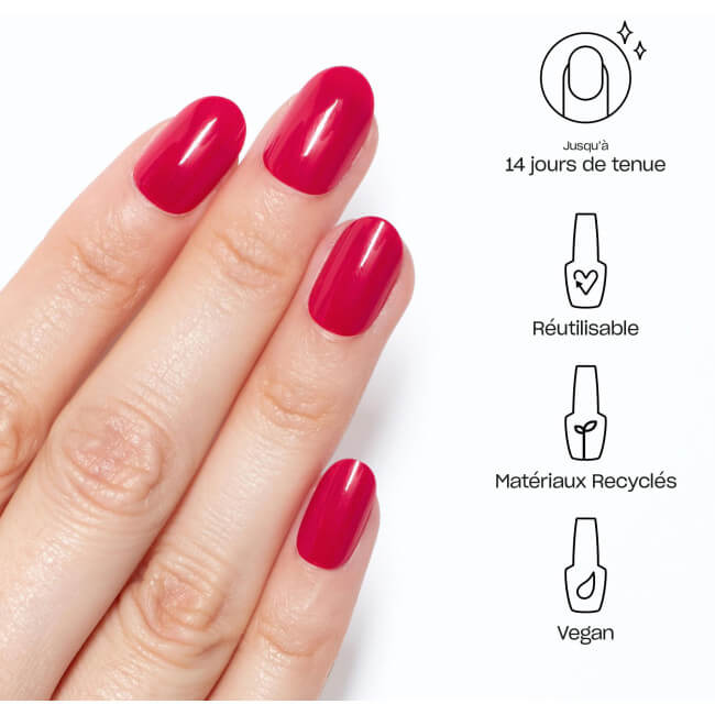 Unhas postiças xPRESS/ON Strawberry Margarita OPI