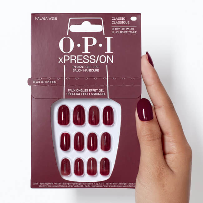 Faux-nagels xPRESS/ON Malaga Wine OPI