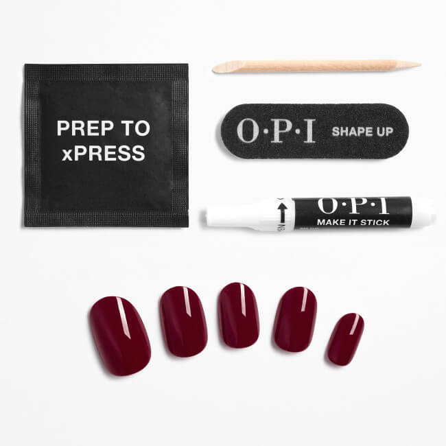 Faux-nagels xPRESS/ON Malaga Wine OPI