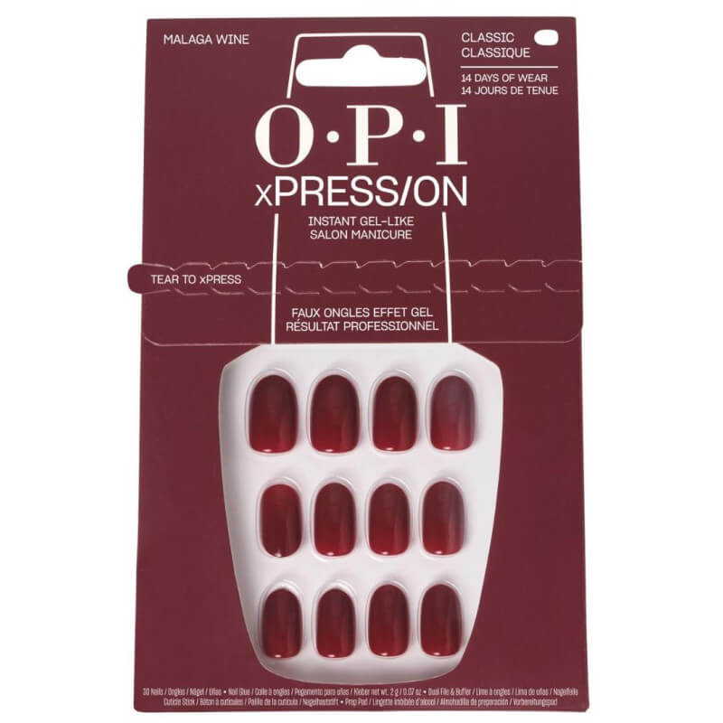 Faux-nagels xPRESS/ON Malaga Wine OPI