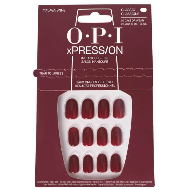 Faux-nagels xPRESS/ON Malaga Wine OPI