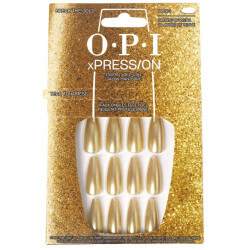 Unhas postiças xPRESS/ON Break the Gold OPI