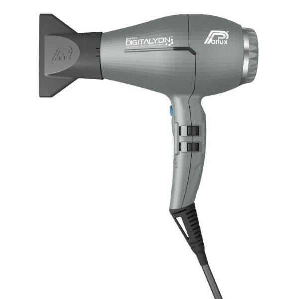 Parlux iridescent gray Digitakyon hair dryer