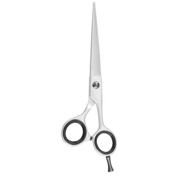 Offset frosted scissors 5.5" white Sibel