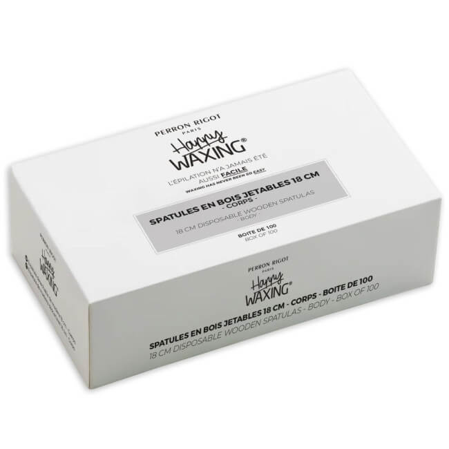 100 wegwerpspatels lichaam 18cm Happy Waxing Perron Rigot