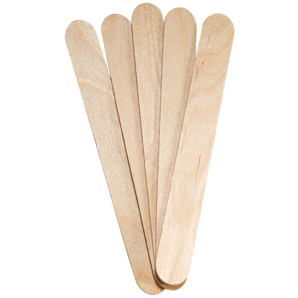 100 disposable body spatulas 18cm Happy Waxing Perron Rigot
