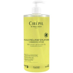 Huile voor en na het waxen met geur van Cirépil Perron Rigot 1L