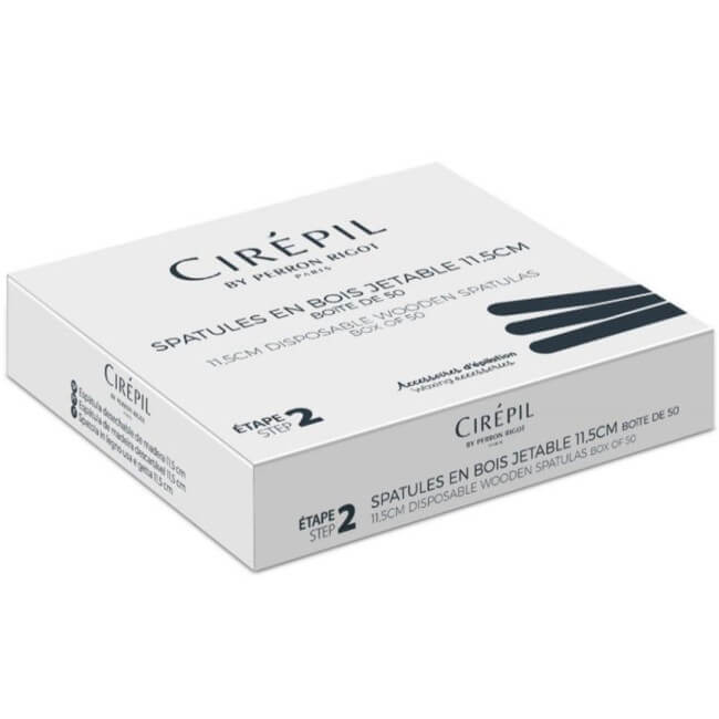 50 wegwerpspatels voor het gezicht 11,5cm Perron Rigot