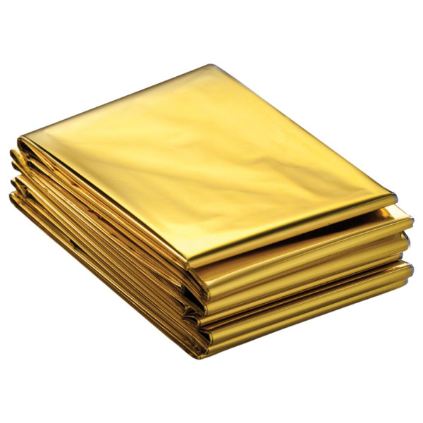 Isothermer Pflegebezug Gold/Silber Polybeutel 25 Stück