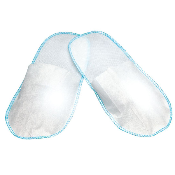 Non-woven mules closed model - polybag pair packaging 100 pieces