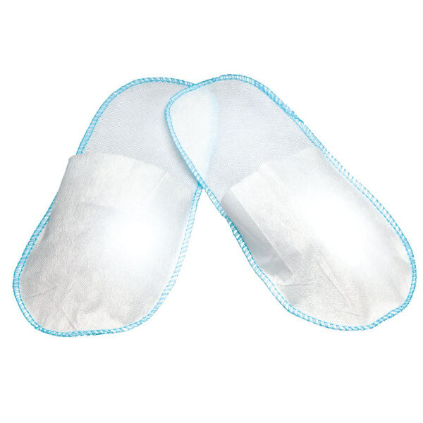 Non-woven mules closed model - polybag pair packaging 100 pieces