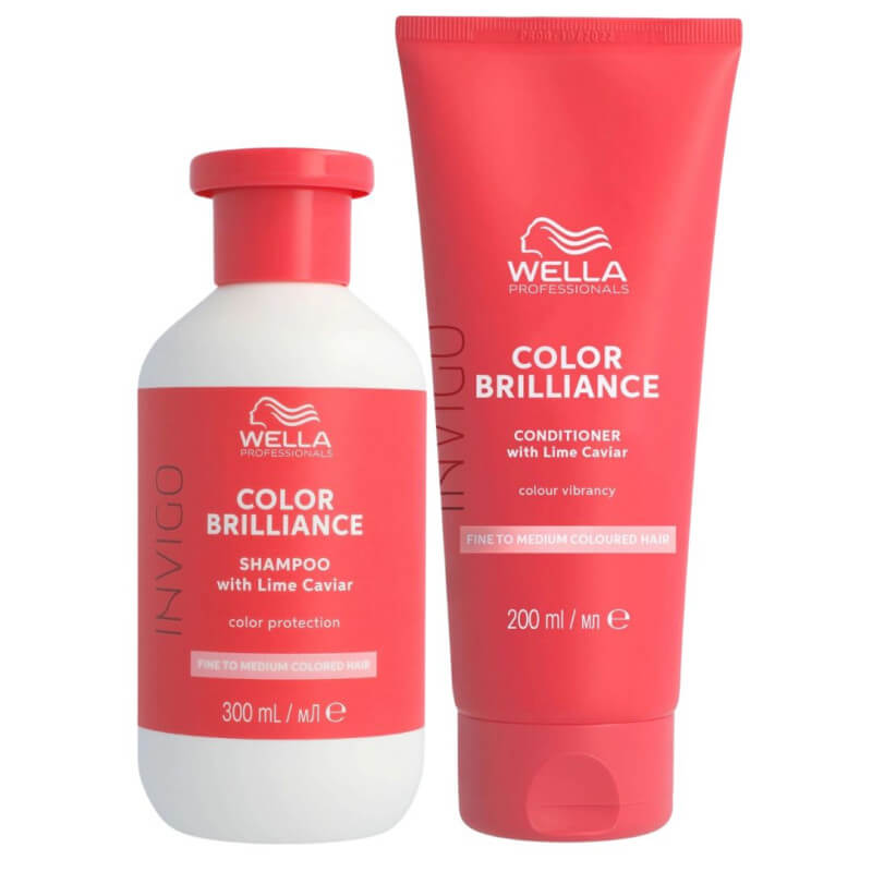 Dagelijkse verzorgingsroutine voor fijn/normaal haar met Wella Invigo Color Brilliance.