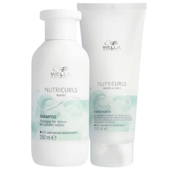 Wavy hair duo Nutricurls Wella