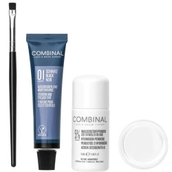 Kit Haarfärbemittel Combinal Wimpern und Augenbrauen Schwarz