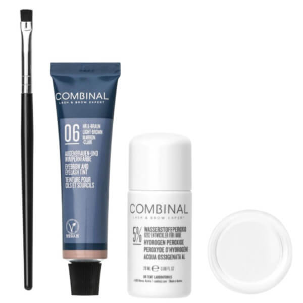 Kit Färbung Wimpern und Augenbrauen COMBINAL Hellbraun