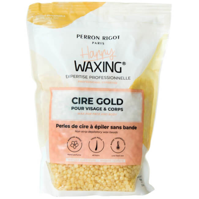 Cera sem faixa para rosto e corpo Happy Waxing Perron Rigot 800g