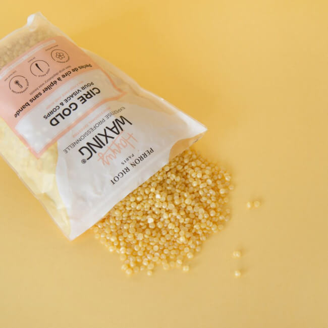 Cera sem faixa para rosto e corpo Happy Waxing Perron Rigot 800g