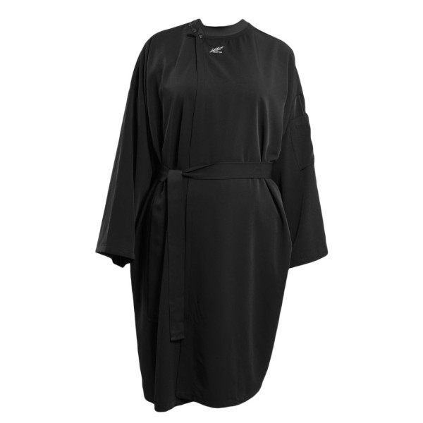 Black bathrobe with silicone collar Flean'up Size L Generik
