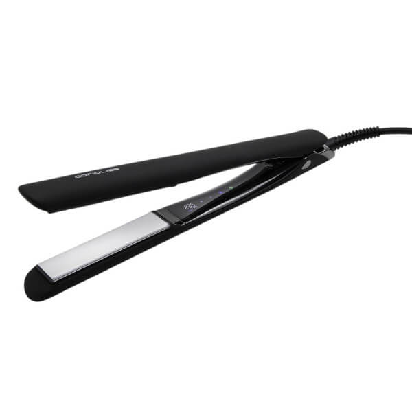 C5 Black Soft Touch Chrome Straightener Corioliss