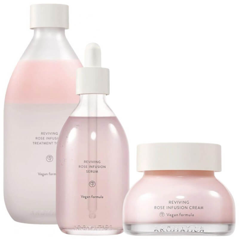 Rotina revitalizante Infusão de Rosa Aromática