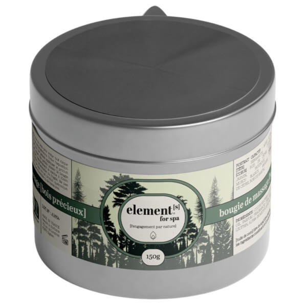 Elements Edelholz-Massagekerze 150g