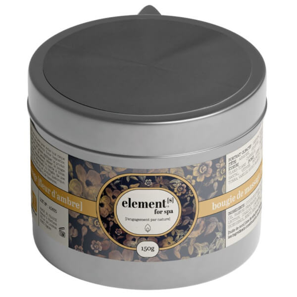 Elements Amber Flower Massage Candle 150g