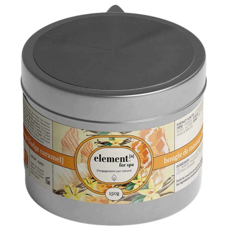 Vela de Massagem Fudge Caramelo Elements 150g