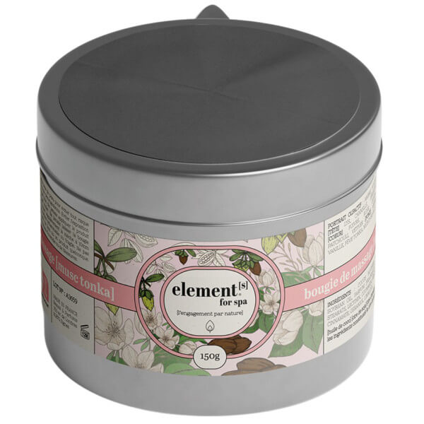 Vela de Massagem Musk Tonka Elements 150g Vela de Massagem Musk Tonka Elements 150g