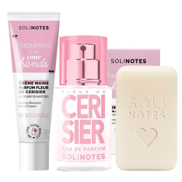 Cherry Blossom body care pack Solinotes