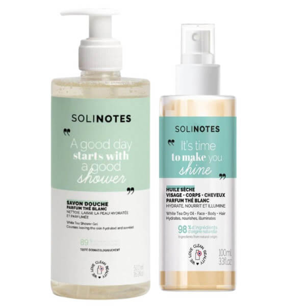 Duo de soins pour le corps Thé Blanc Solinotes